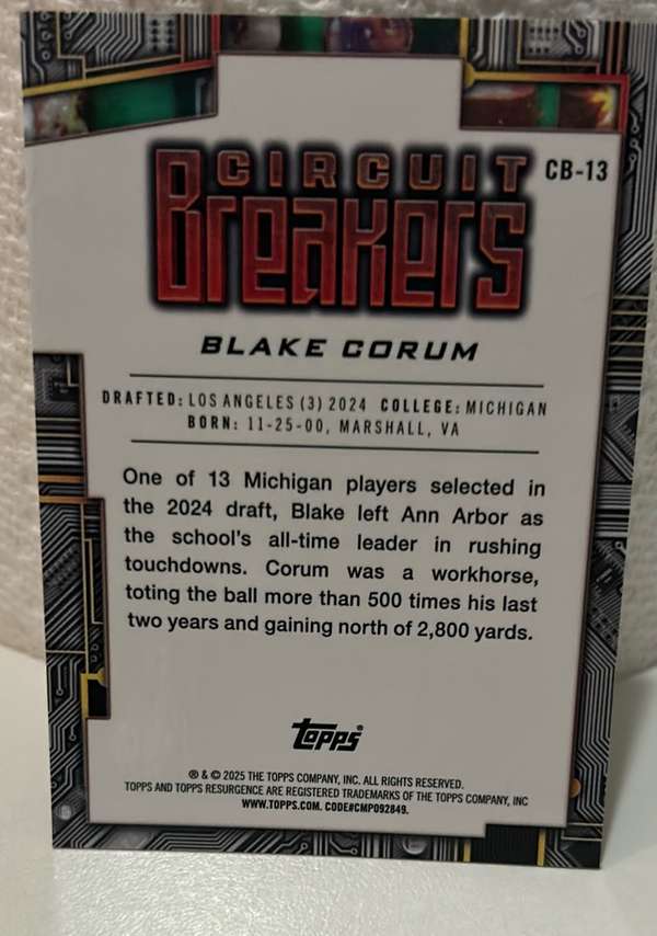 Card back