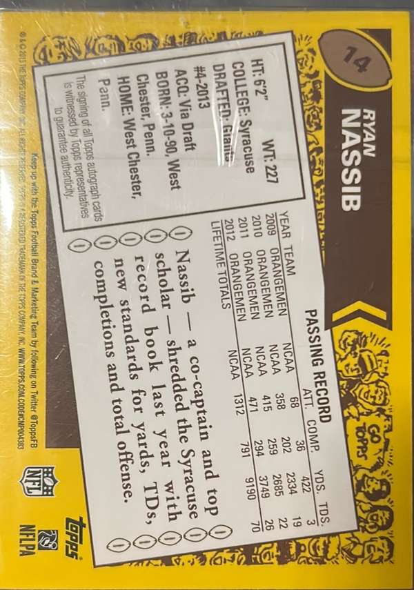 Card back