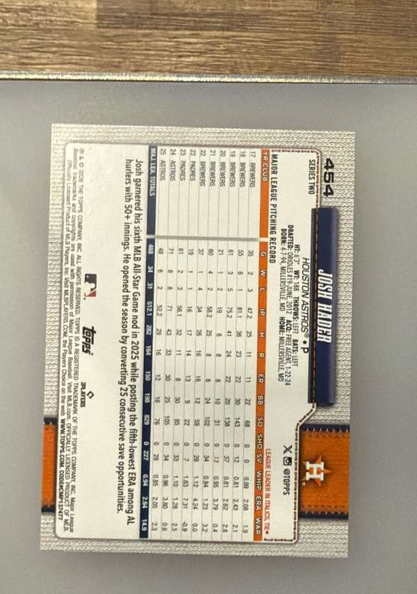 Card back