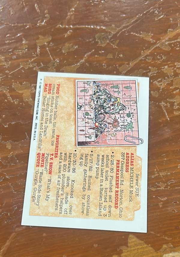 Card back