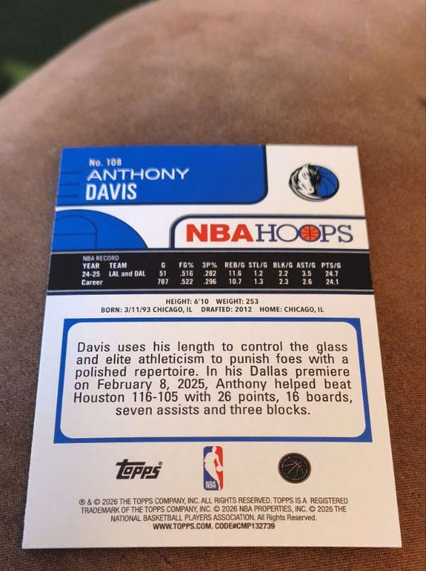 Card back