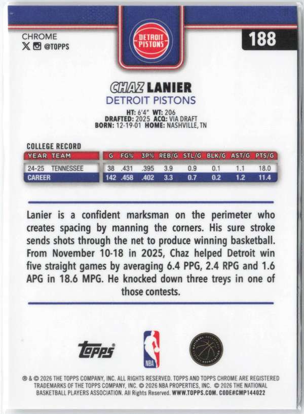 Card back