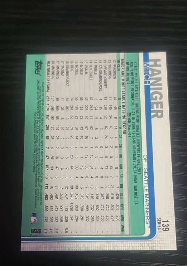 Card back