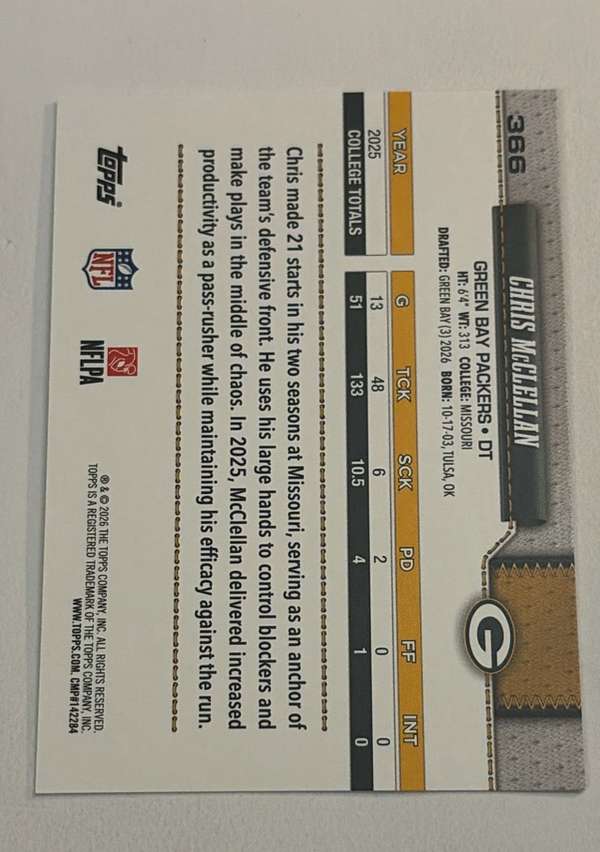 Card back