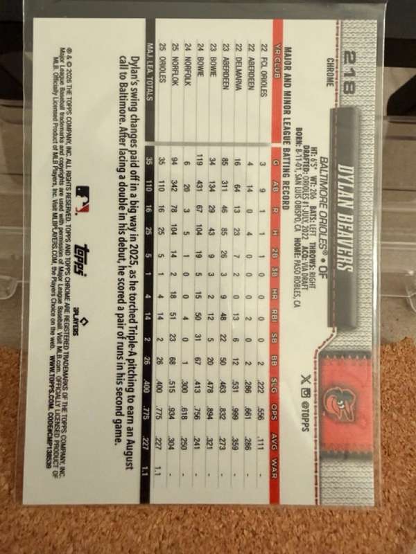 Card back