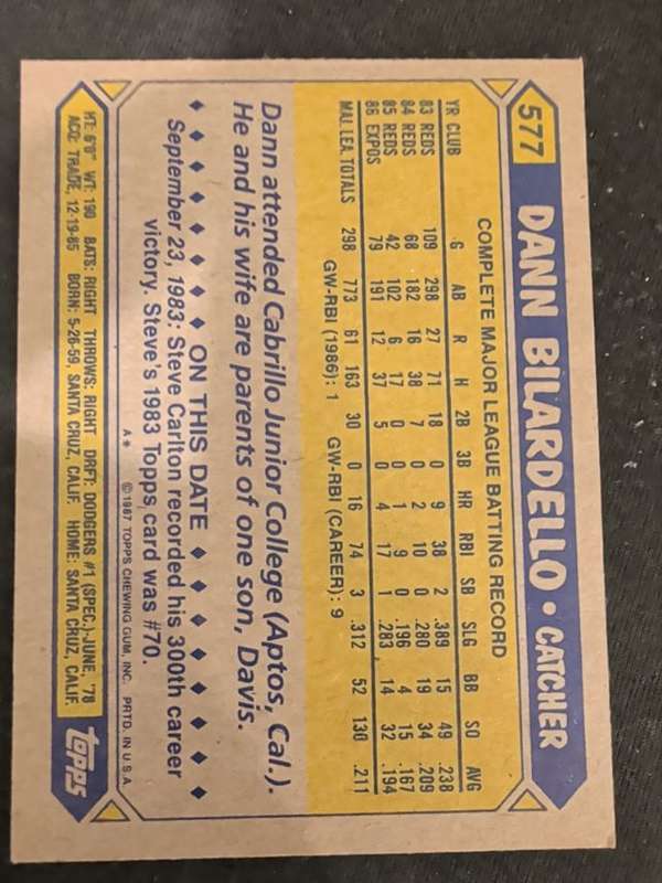 Card back
