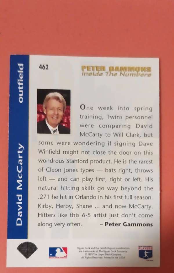 Card back