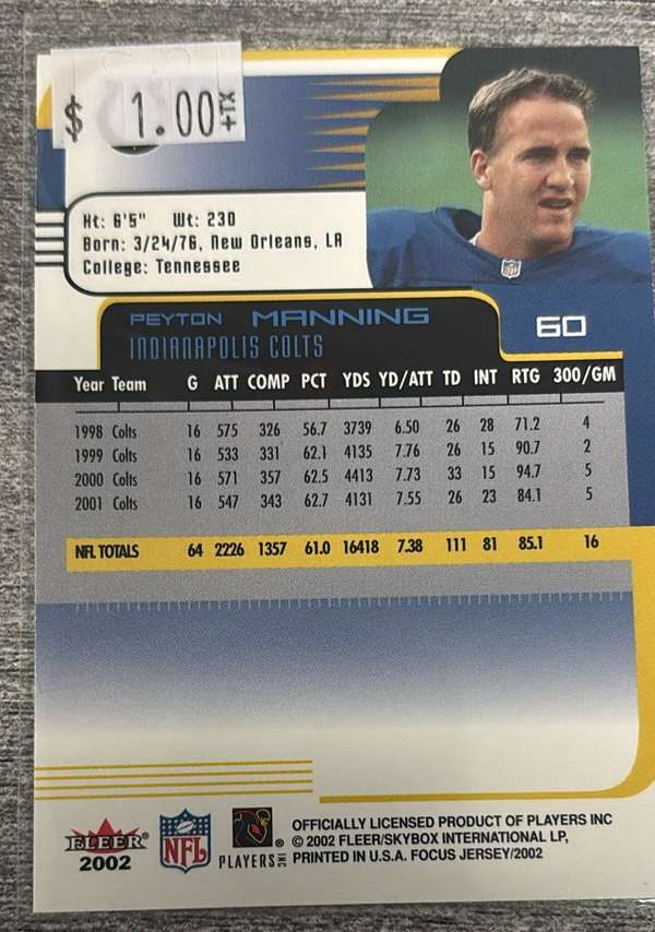 Card back