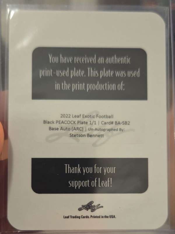 Card back