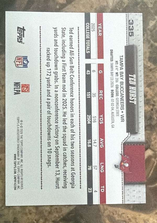 Card back