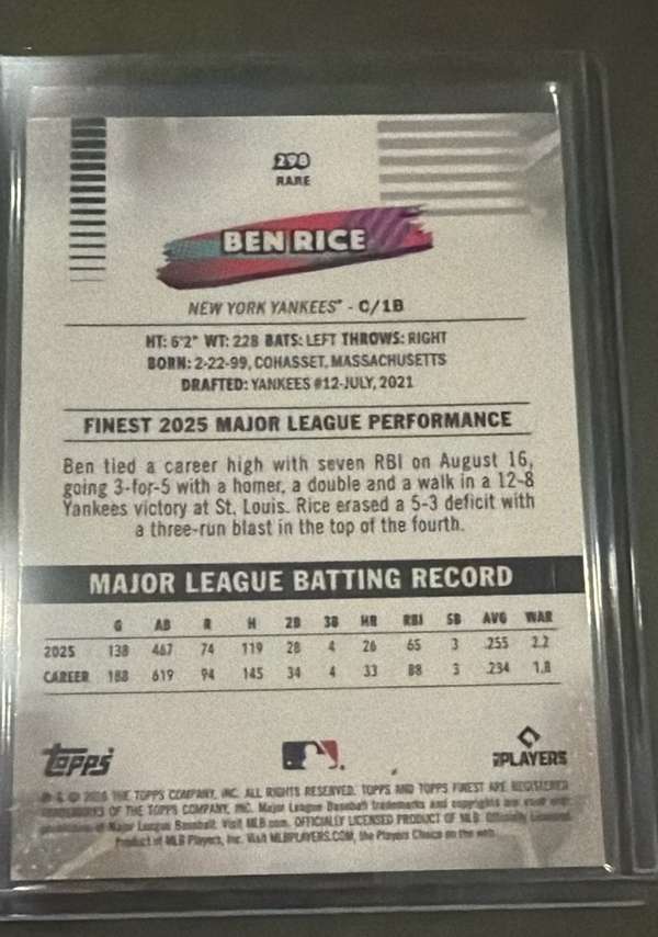 Card back