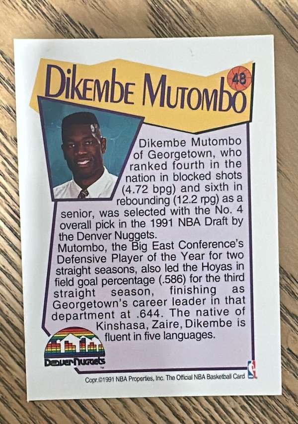 Card back