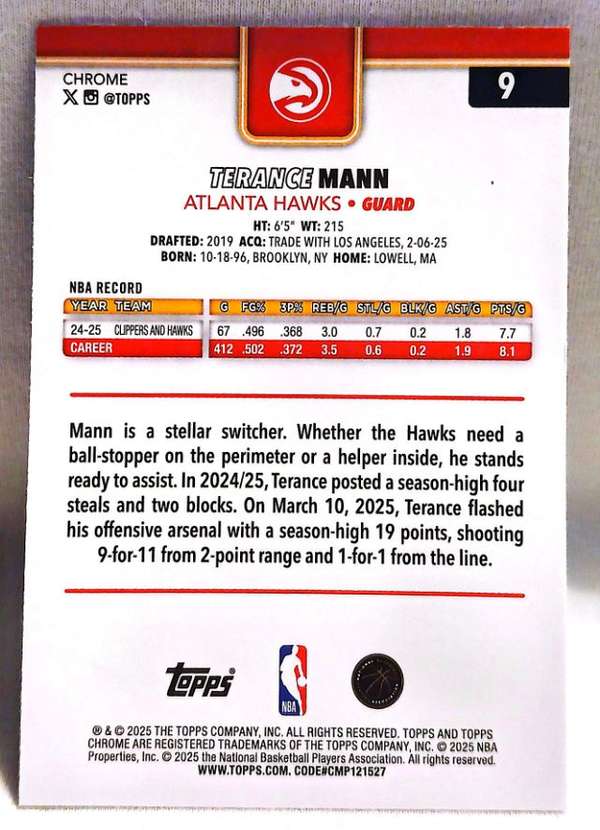 Card back