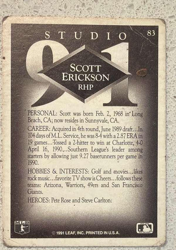 Card back