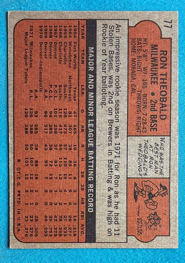 Card back