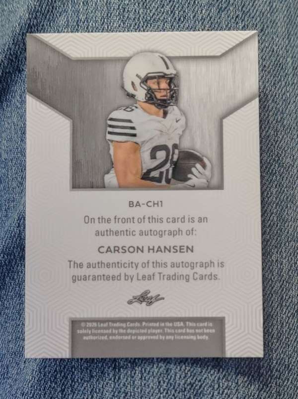Card back