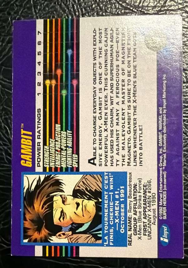 Card back