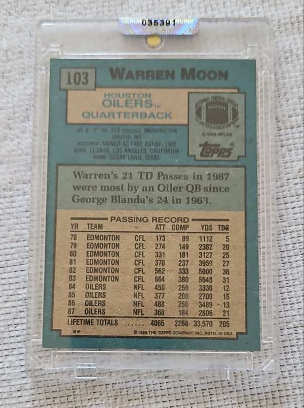 Card back