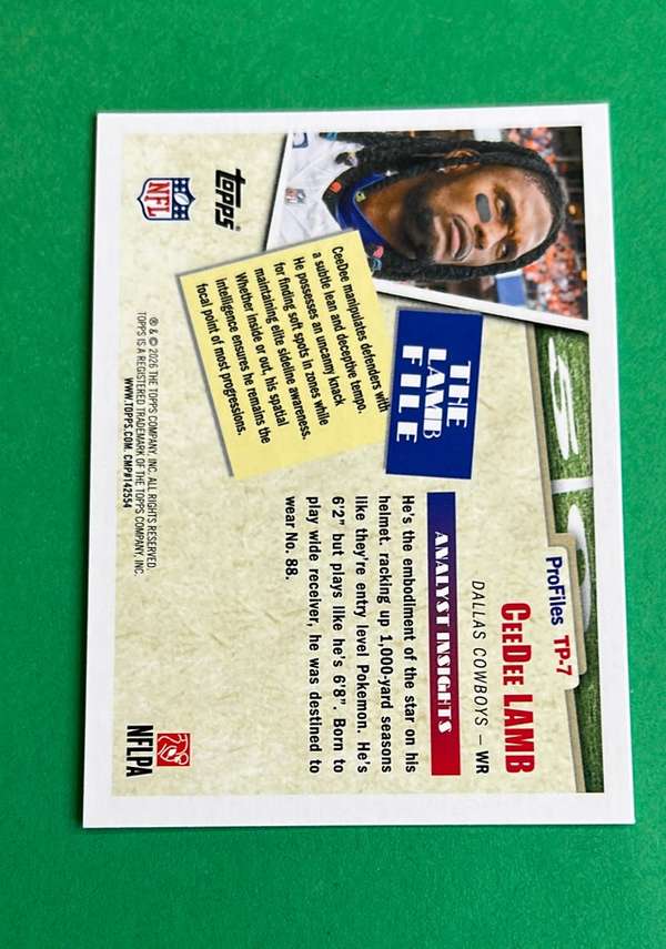 Card back