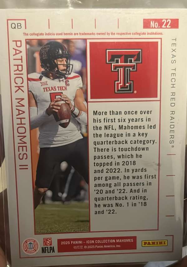 Card back
