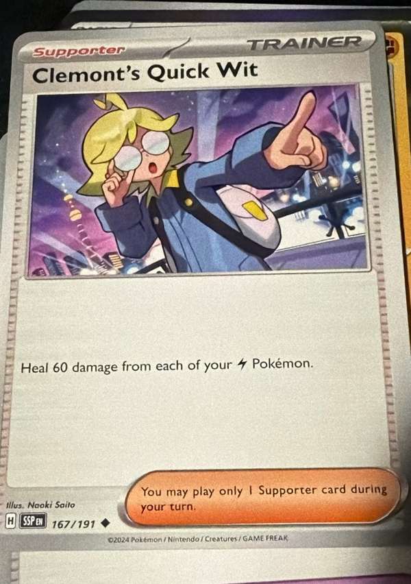 Clemont's Quick Wit