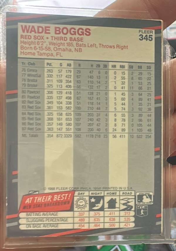 Card back