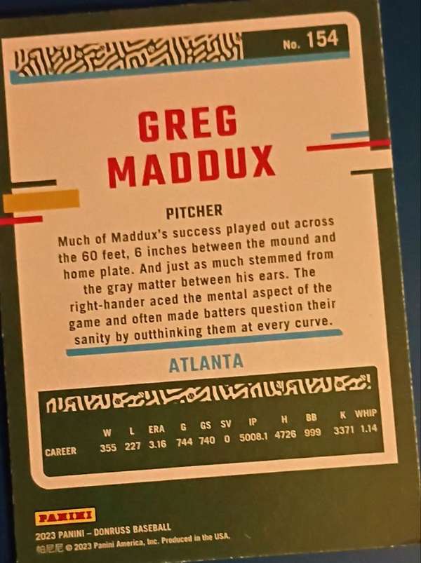 Card back