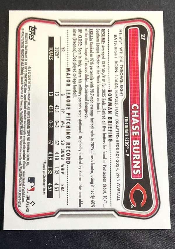 Card back