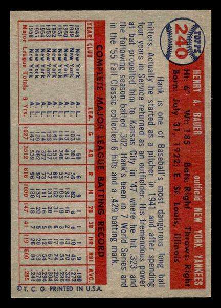 Card back