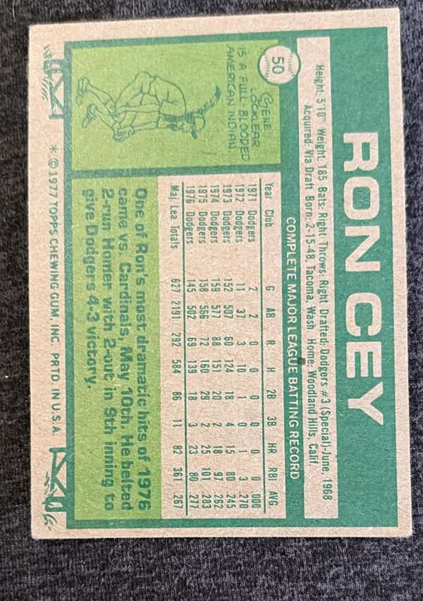 Card back