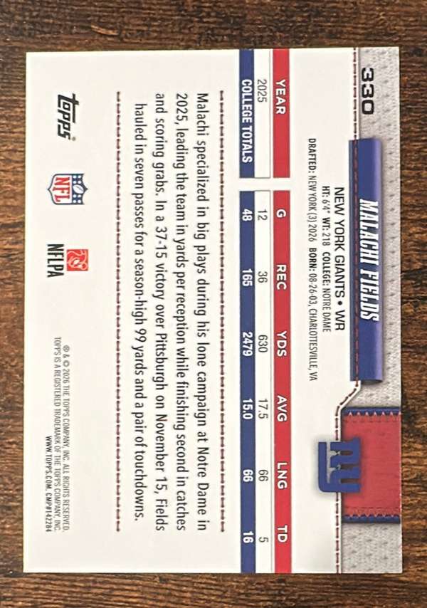 Card back