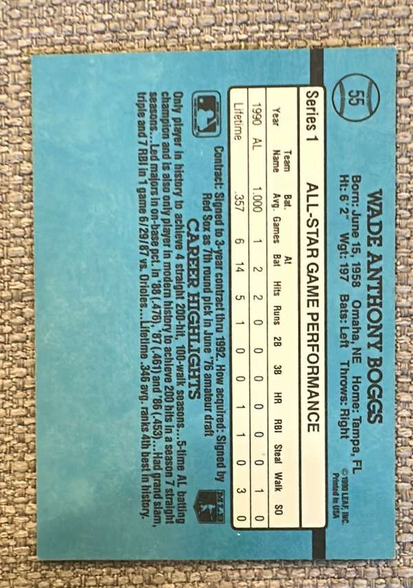 Card back