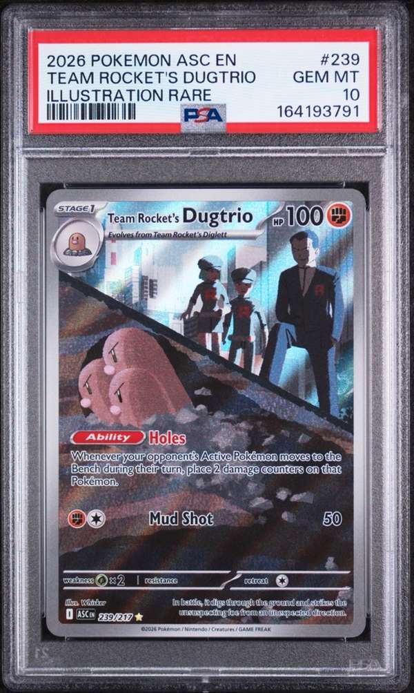 #239 TEAM ROCKET'S DUGTRIO
