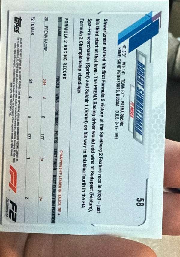 Card back
