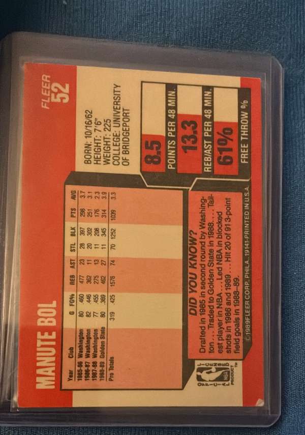 Card back