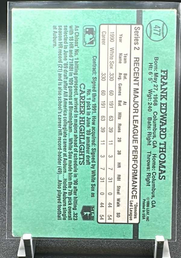 Card back