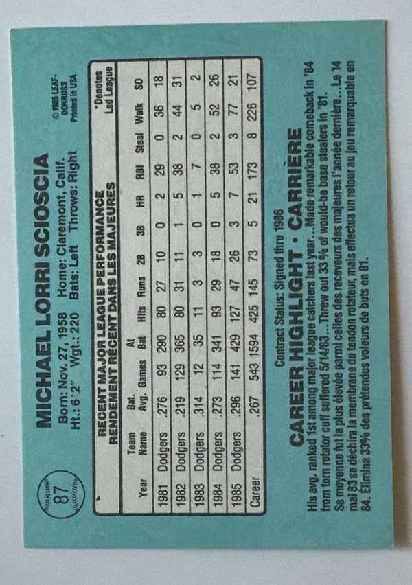 Card back