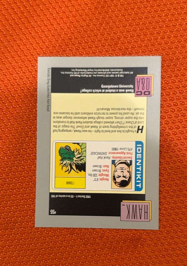 Card back