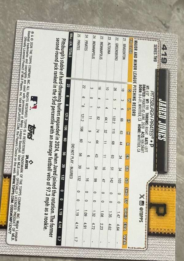 Card back