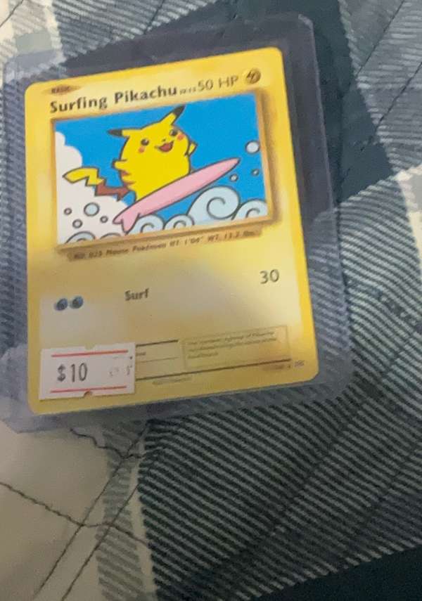 Surfing Pikachu