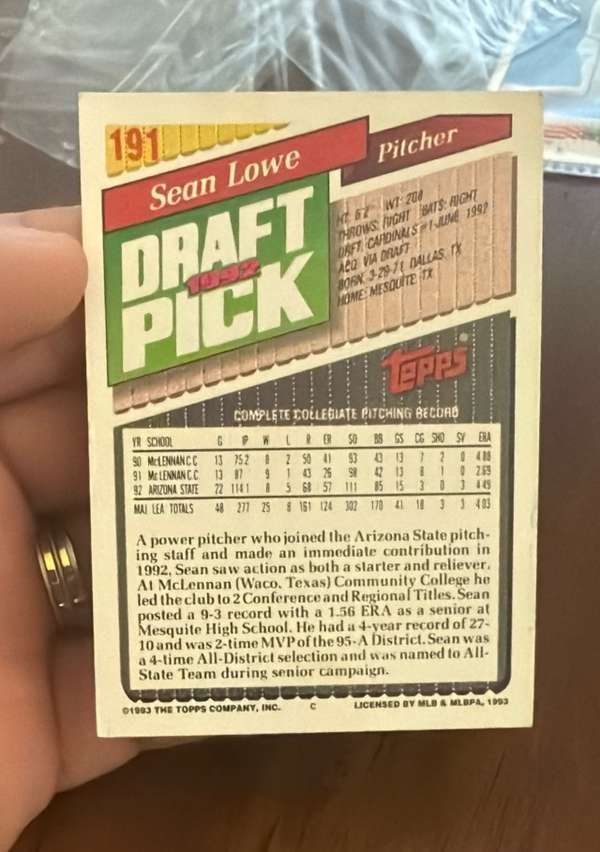 Card back