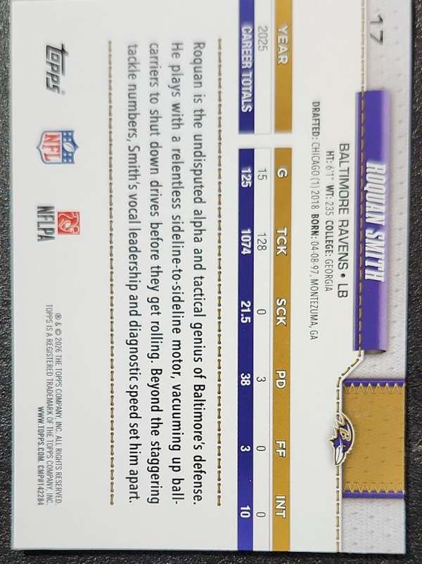Card back