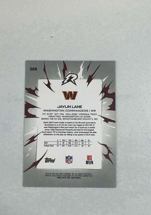 Card back
