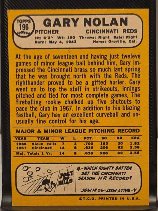 Card back