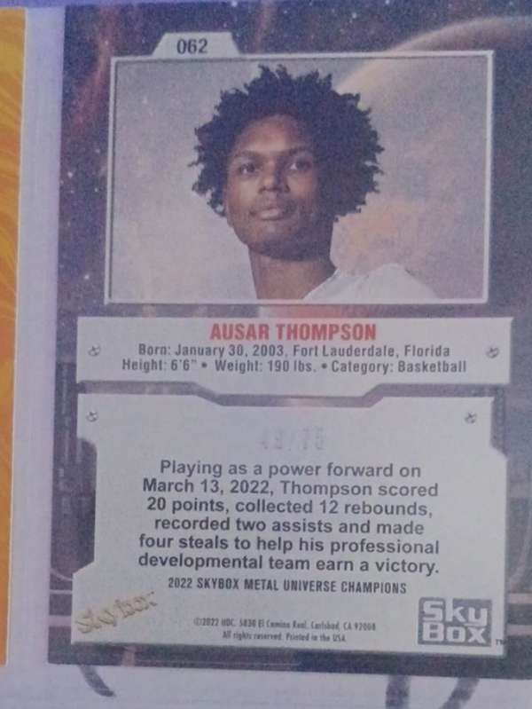 Card back