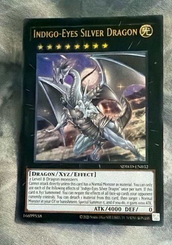 Indigo-Eyes Silver Dragon