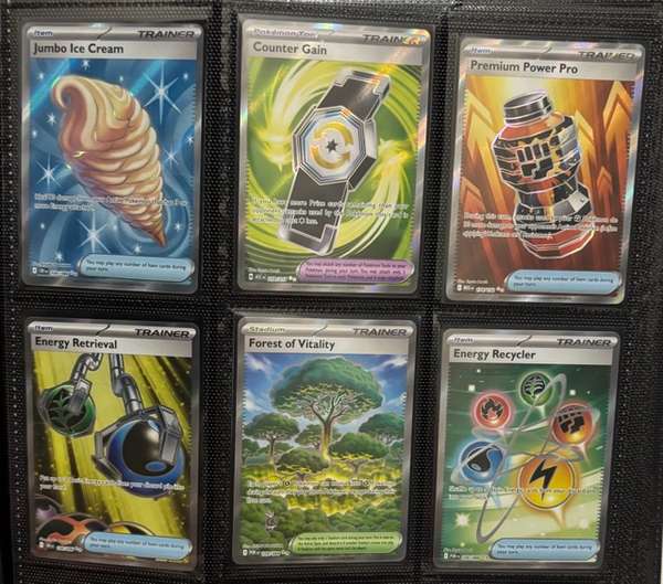 6 Full Art Item Lot (NM)