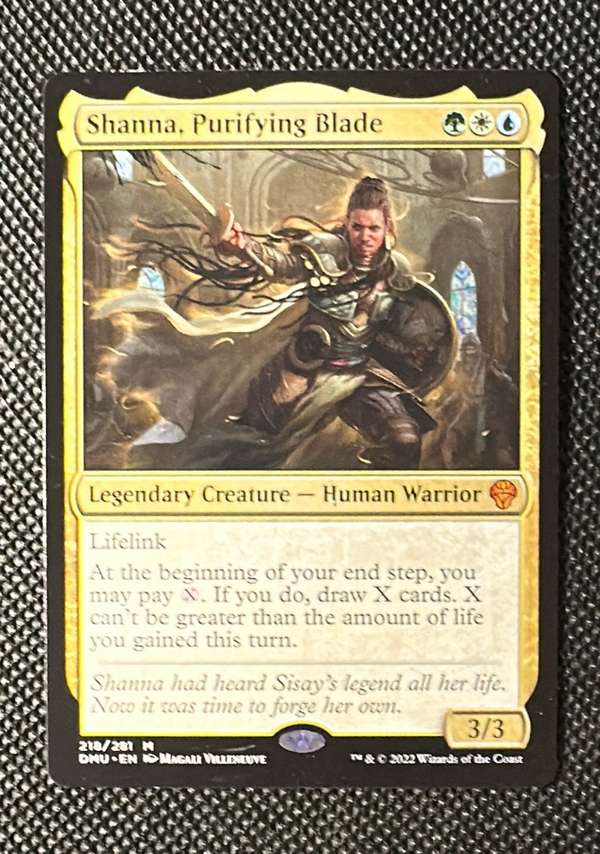 Shanna, Purifying Blade