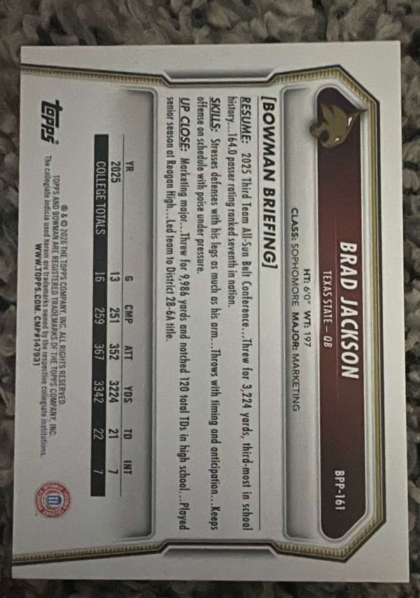 Card back