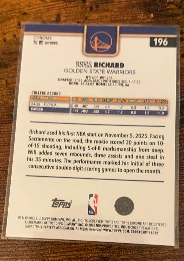 Card back